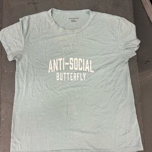 Anti-Social Butterfly Small Graphic Tee